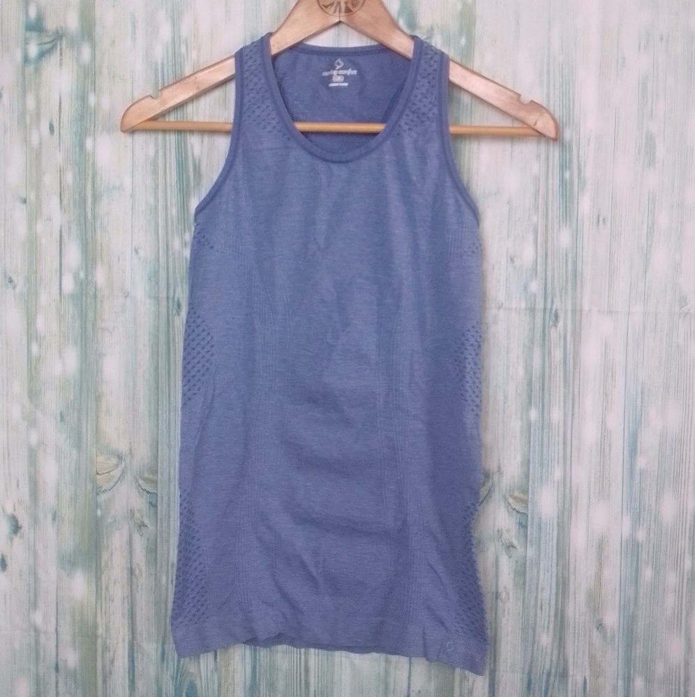 Moving Comfort Periwinkle racer back tank M/L